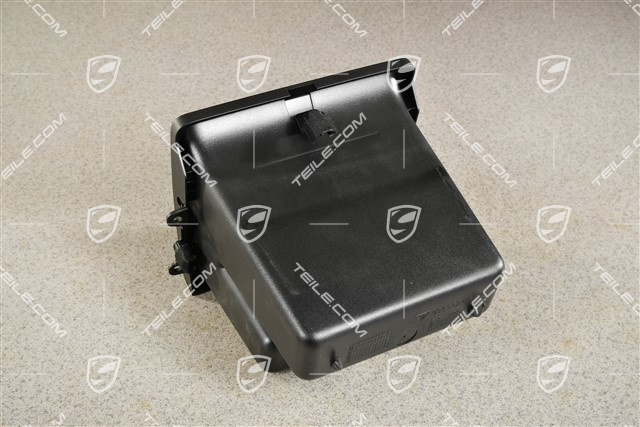 Półka środkowa 2DIN zamiast radia, Czarny mat