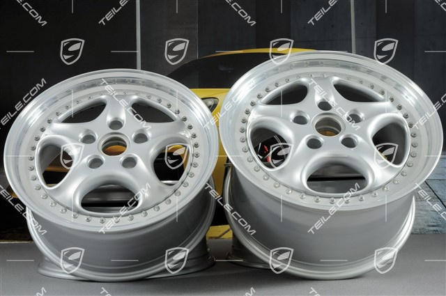 18" Carrera RS komplet felg, Speedline, 8J x 18 ET52 + 10J x 18 ET65