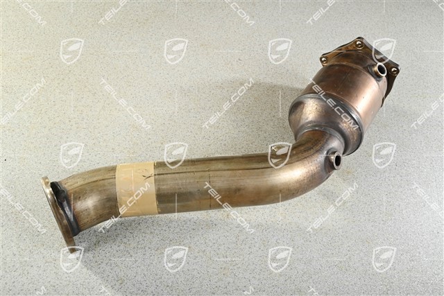 Turbo, Exhaust pipe with catalytic converter, Cyl. 5-8