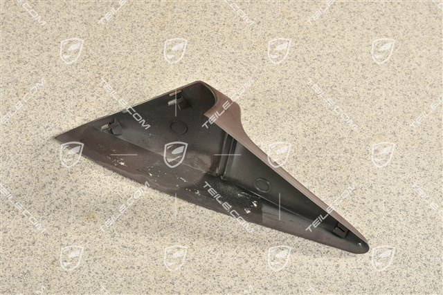 Osłona / blenda drzwi / lusterka, lusterko sterowane elektrycznie, brązowa, RHD, R