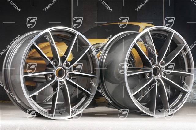 20+21-inch wheel rim set Carrera Classic, rims: front 8,5J x 20 ET50 + rear 11,5J x 21 ET67