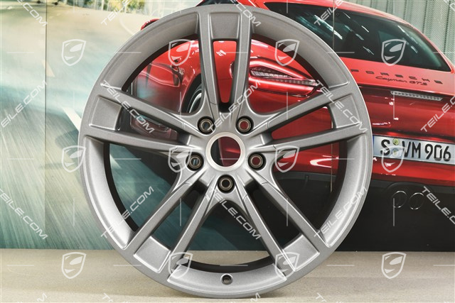 21" Felga Cayenne Turbo Design, 11J x 21 ET58, Vesuvgrau