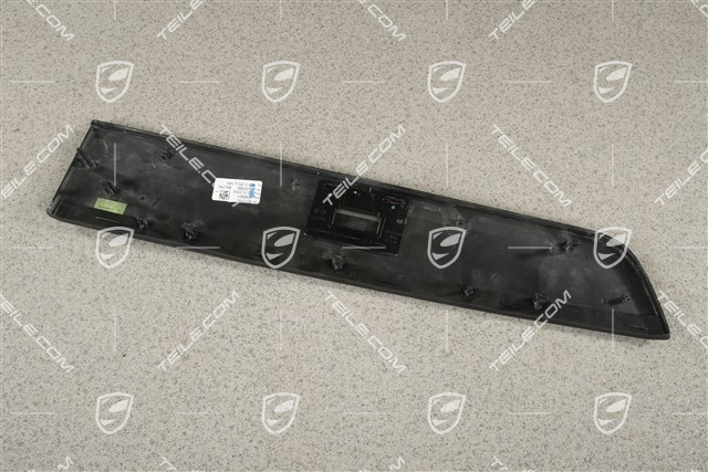 Dashboard trim moulding Carbon, high gloss / Passanger's side