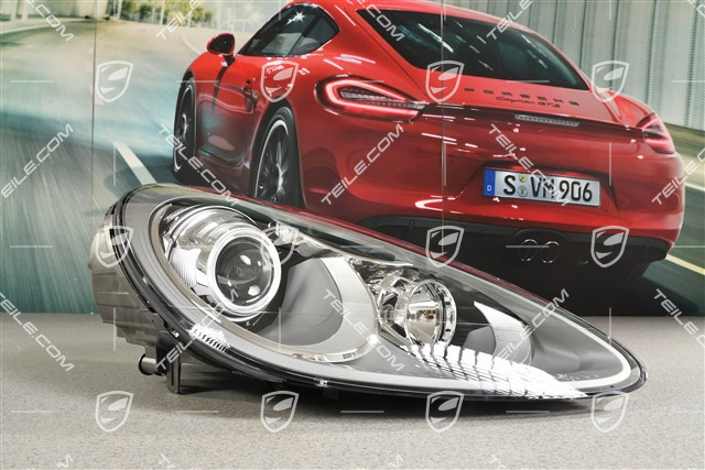 Xenon-Scheinwerfer, komplett, ohne Steuergerät und Xenonbirne D1S, ohne Kurvenlicht, R