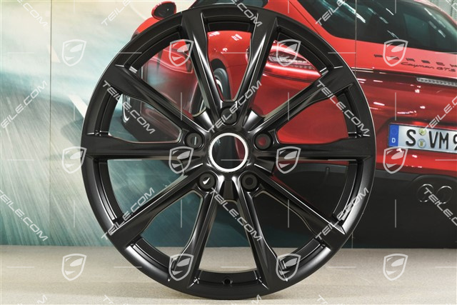 19" Felga Boxster S, 8J x 19 ET57, czarny satynowy półmat