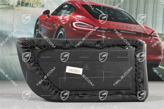 Rear / back seats, Lumbar support, Leather, Black, Convertible, R