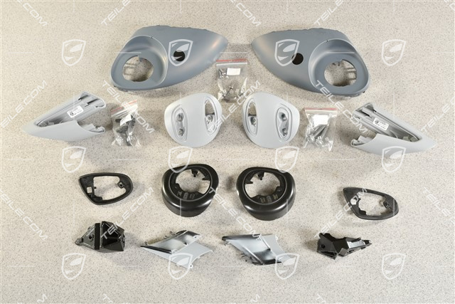 SportDesign Außenspiegel Satz mit V-förmigem Spiegelfuß, mit Umfeldbeleuchtung, RHD / UK-Version, Satz, L+R SportDesign Außenspiegel Satz mit V-förmigem Spiegelfuß, mit Umfeldbeleuchtung, RHD / UK-Version, Satz, L+R