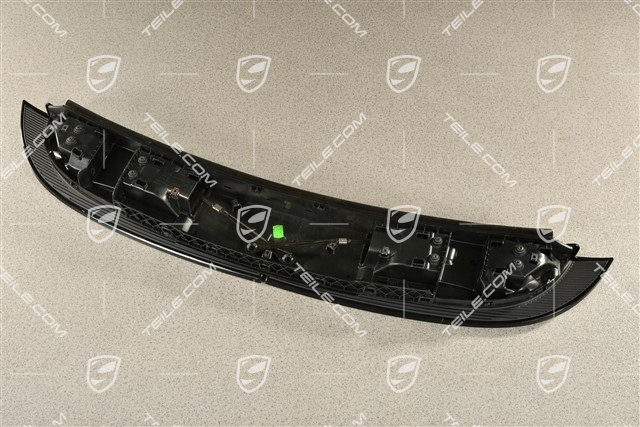 Turbo/Turbo S/GTS rear spoiler, upper part, black