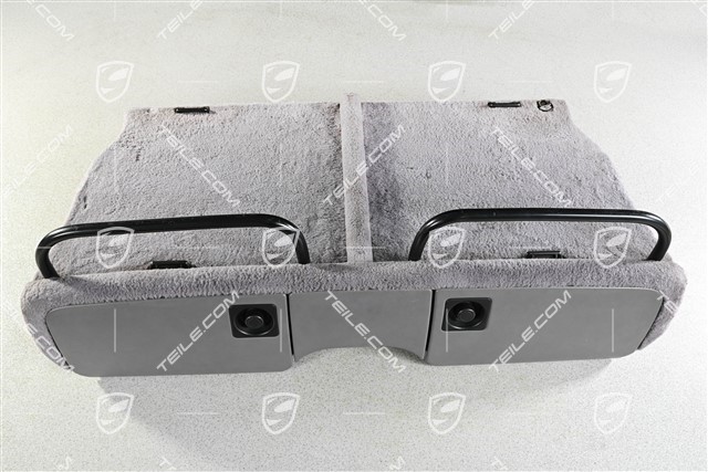 Heckbox, Kunstleder, klassisch grau