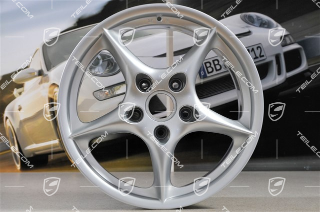18" Komplet felg Carrera, 7,5J x 18 ET50 + 10J x 18 ET65