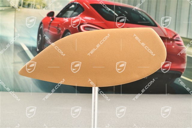 Centre console cover, Lateral, Leatherette, Savanna Beige, R