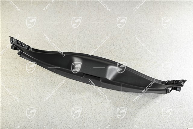 Blenda / osłona zamka, górna, czarna