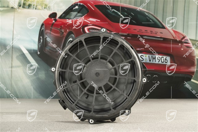 Głośnik basowy w tapicerce drzwi, drzwi przednie, system audio Bose, L=R