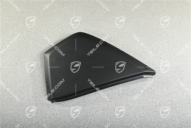 Dashboard trim side cover, Black, L