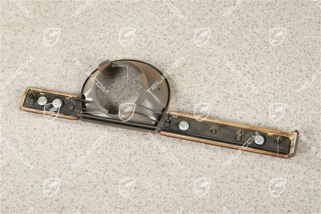 Trim. Ignition switch, Burr maple wood package, dark high gloss/Havanna