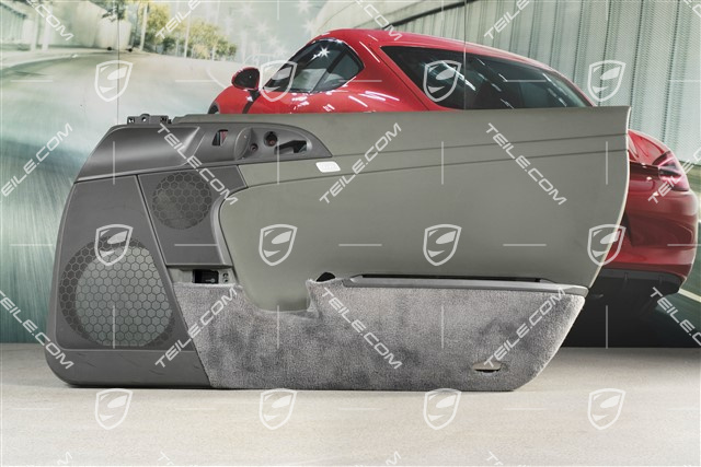 Tapicerka drzwi, ASK sound system, skóropodobna, Stone grey, R