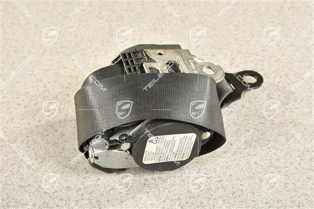 Sicherheitsgurt, schwarz, L=R