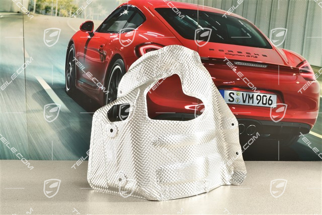 Heat shield for main exhaust muffler, R