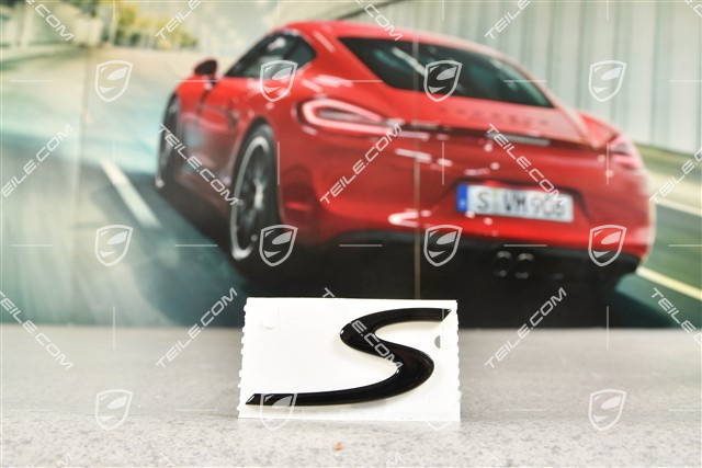 "S" logo / emblem, Black