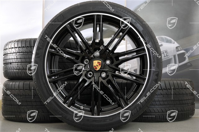 21" Koła letnie SportEdition, czarny połysk, 4x felgi 10J x 21 ET 50 + 4x opony 295/35 R 21 107Y XL, bez czujn.ciśnienia