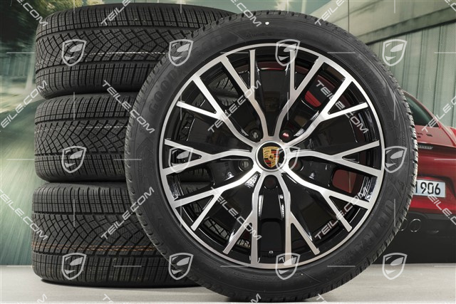 20-inch Turbo S Aero Design winter wheel set, rims 9J x 20 ET54 + 11J x 20 ET60 + NEW Goodyear winter tyres 245/45 R20 + 285/40 R20