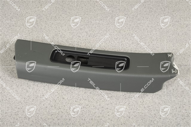 Tapicerka słupka B, Skóropodobna, Stone grey, Coupe, R