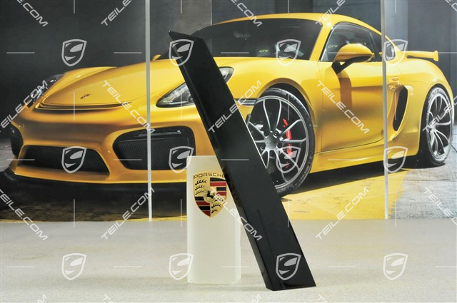 Cover, C-pillar, black, L Cover, C-pillar, black, L