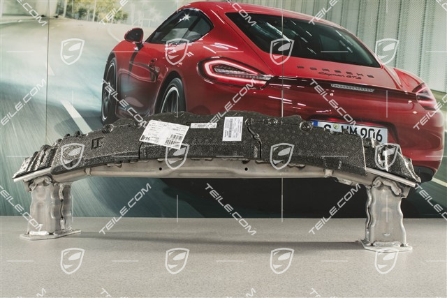 Bumper reinforcement complete with foam part, front, Turbo