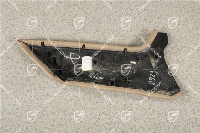 Osłona boczna tunelu środkowego, skóra, Light tartufo, L