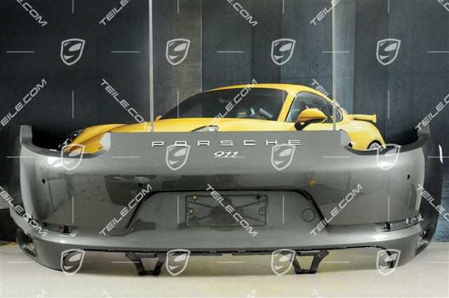 Stoßstange hinten, C4/C4S, mit Sportabgasanlage, mit Löcher für Einparkhilfe und Rückfahrkamera