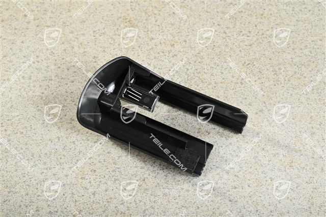 Obudowa szyny fotela przedniego manualnego, czarna, L