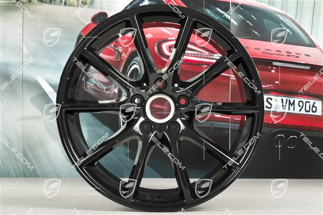 20" Felga Cayenne Design, 10,5J x 20 ET55, czarny wysoki połysk