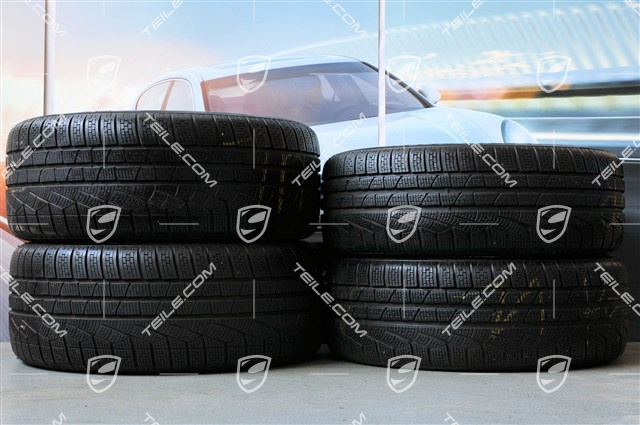 17" Boxster II koła zimowe, komplet, felgi 6,5J x 17 ET55 + 8J x 17 ET40 + opony zimowe 205/55 R17 + 235/50 R17