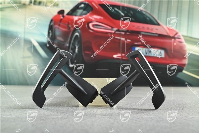 GT3 RS, Paddles for steering wheel, Weissach package, Black