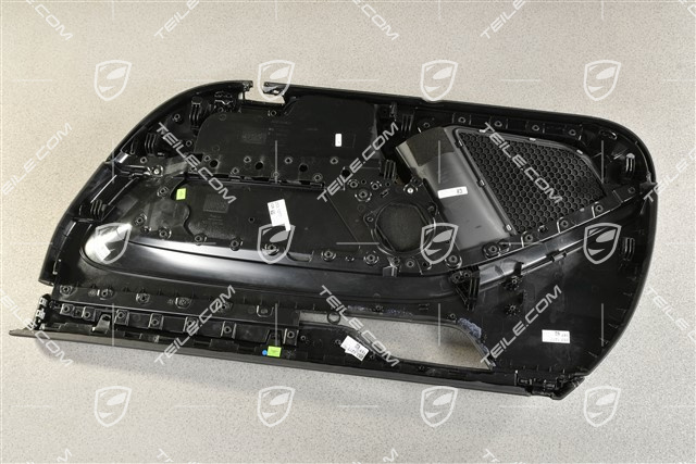 Tapicerka drzwi, czarna, burmester, L (do obszycia)