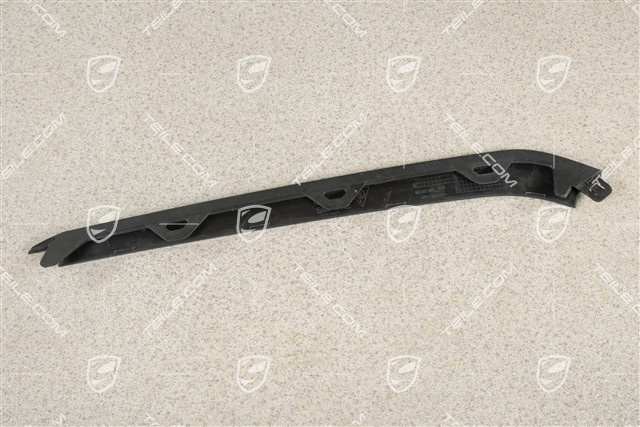 Disc / cover lower for front bumper retaining frame, Black, R