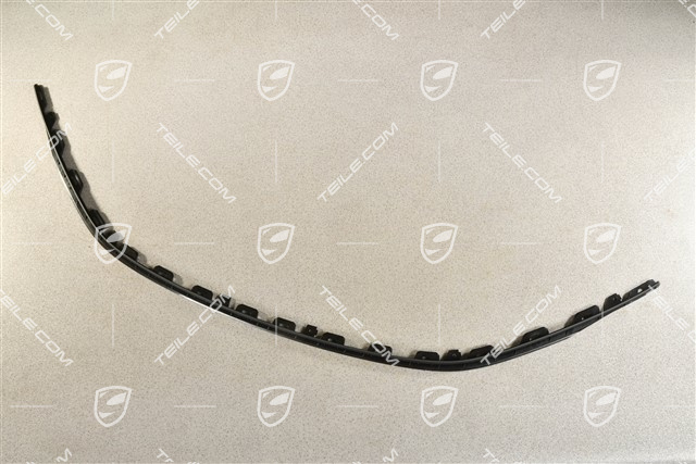 Front bumper spoiler / lower part trim, Coupe / Convertible, Black