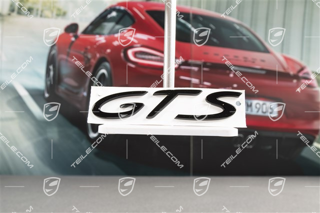 Schriftzug "GTS", schwarz