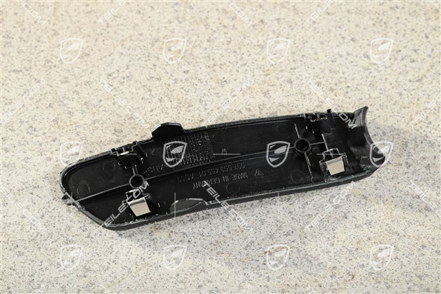 Cover tunnel trim, Centre console, Black