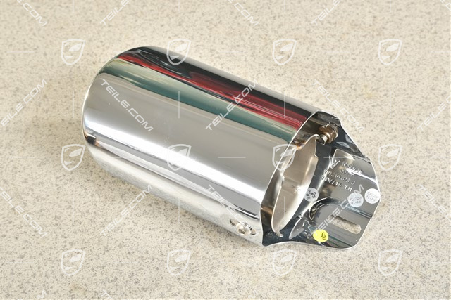 Sport tailpipe, 4-pipe look, Chrome, inner, L