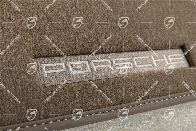 Fussmatten Satz, Climatronic hinten, Sattelbraun, LL