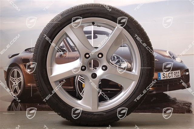 20" Cayenne SportTechno Winterräder Satz, vo. 9"+ hi. 9" + Reifen 275/40 R20, ohne RDK