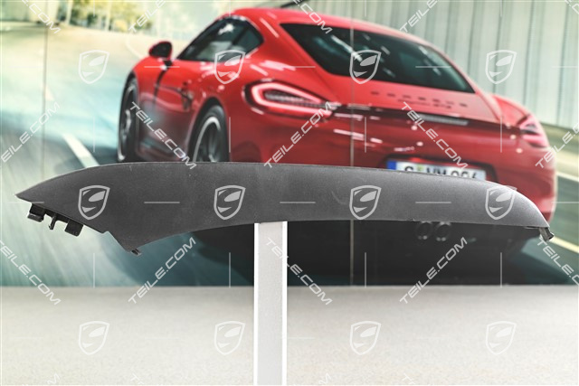 Lamelka / blenda kratki zderzaka, dolna, Czarna, R