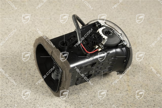 Luftdüse, Schwarz/Galvanosilber