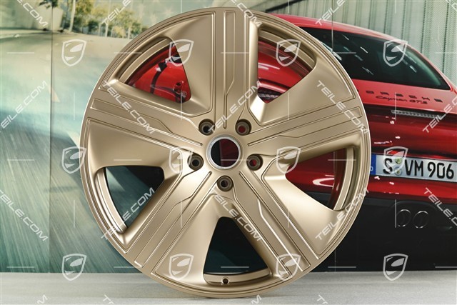 22-inch Macan Exclusive Design wheel rim set, 9J x 22 ET29 + 11J x 22 ET47, neodyme