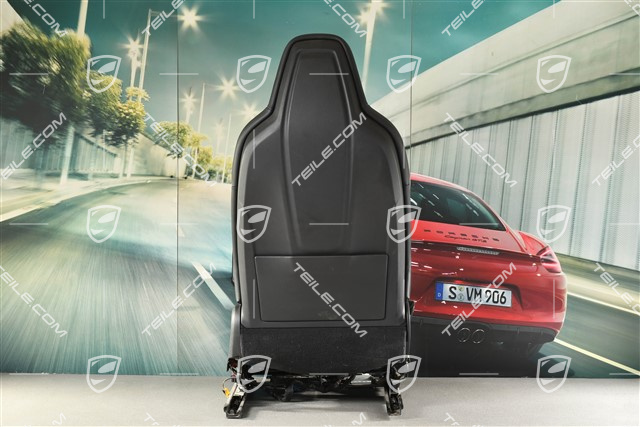 Sitz, elektr. einstellbar, leder, schwarz, L