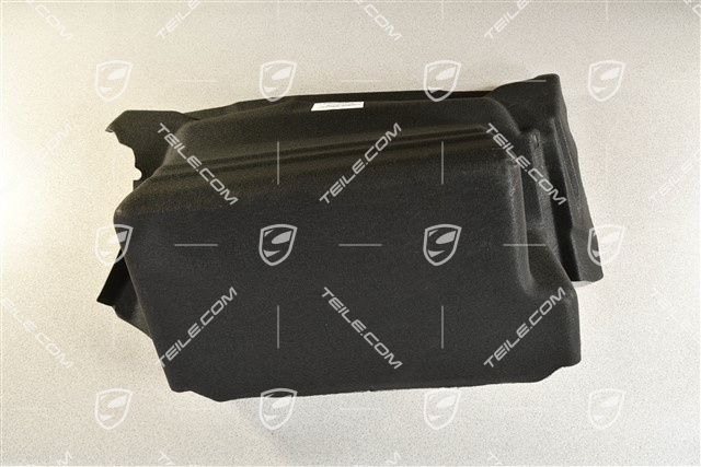 Wykładzina bagażnika przedniego, czarna, Turbo