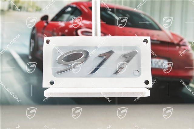 "911" logo, Galvano Silver
