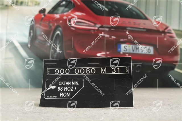 Information sticker, Lead fuel 98