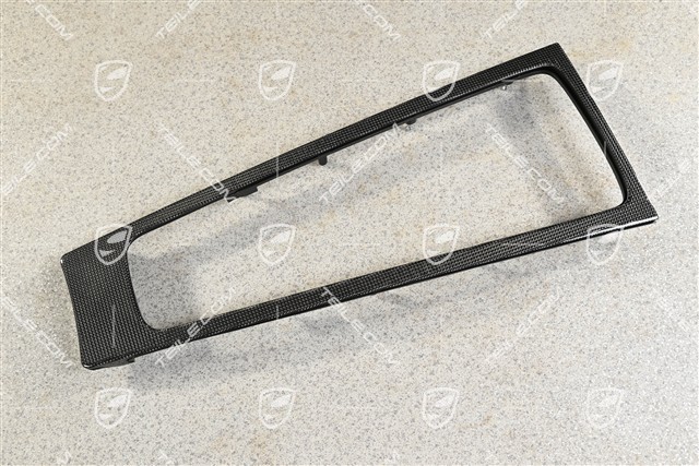 Centre console trim, Carbon